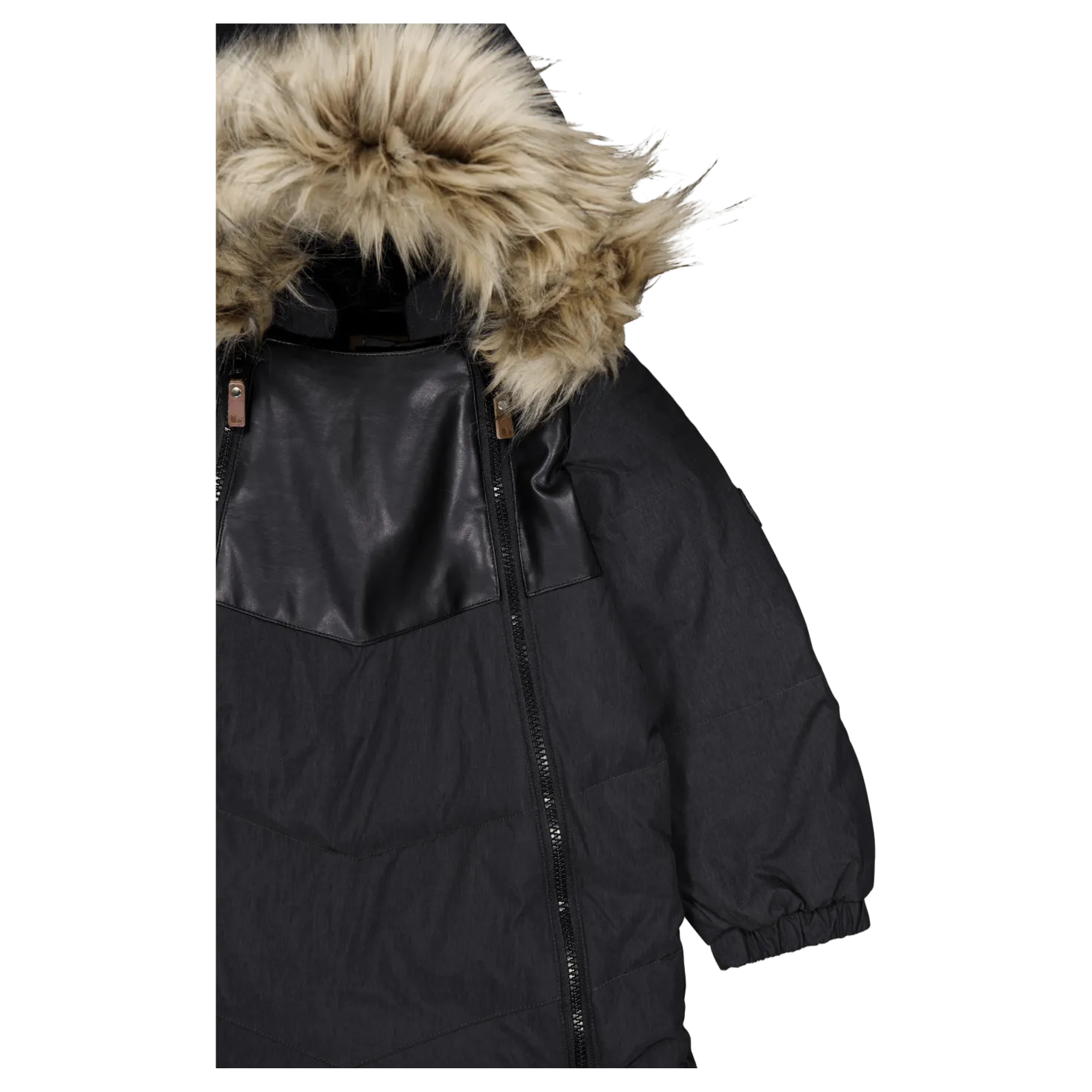 Rocky Winter Baby Overall Black