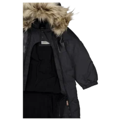 Rocky Winter Baby Overall Black