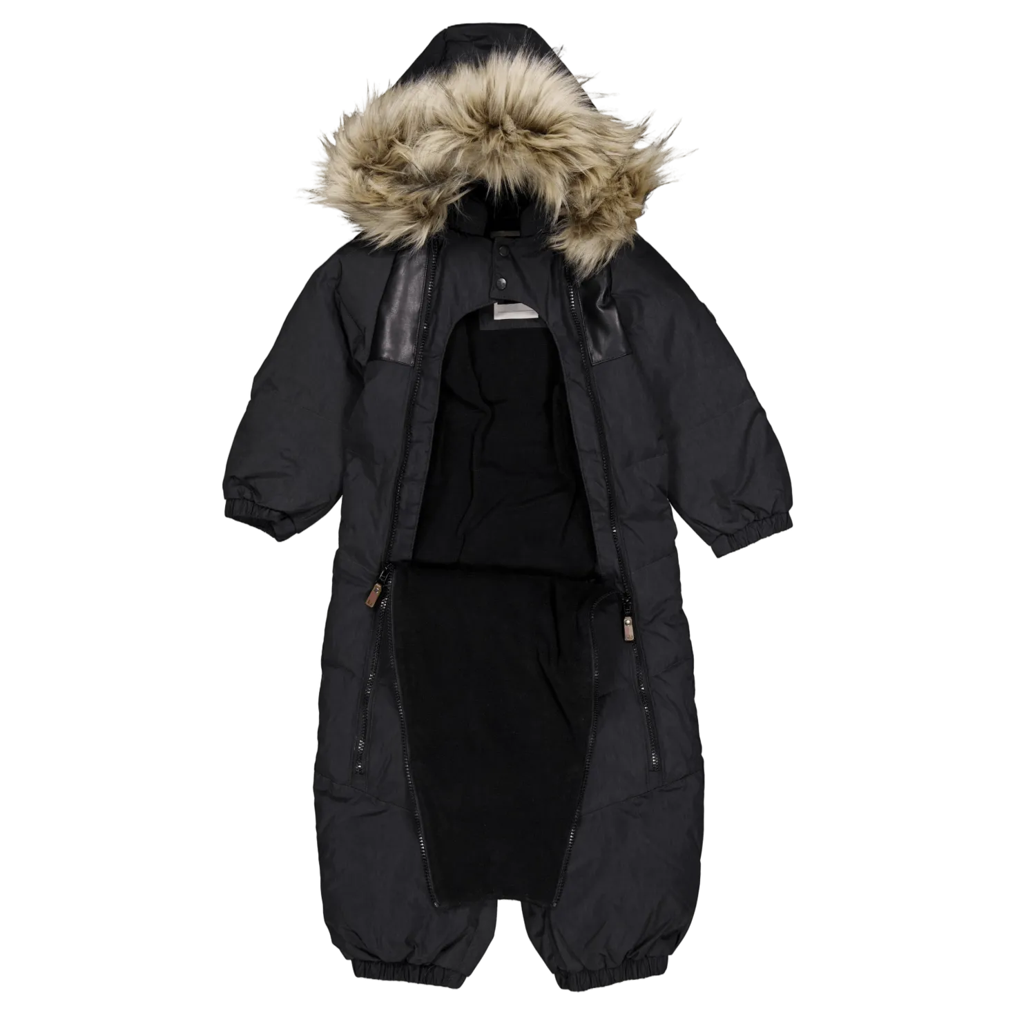 Rocky Winter Baby Overall Black