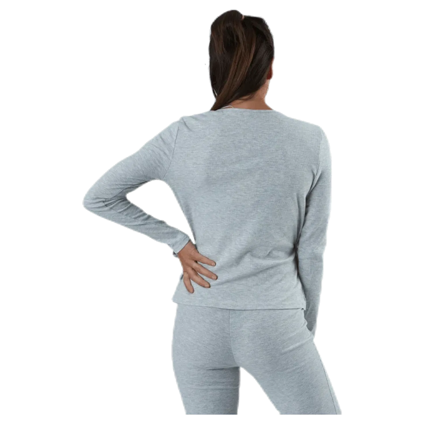Rosa Wrap Top Lounge Bc Grey