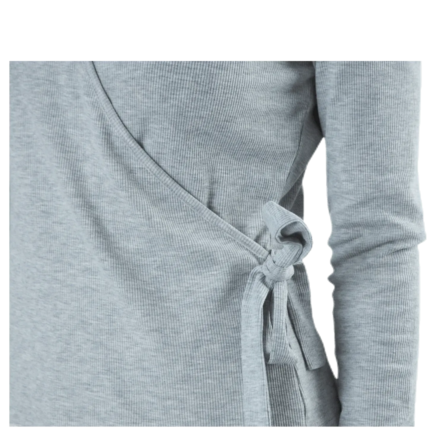 Rosa Wrap Top Lounge Bc Grey