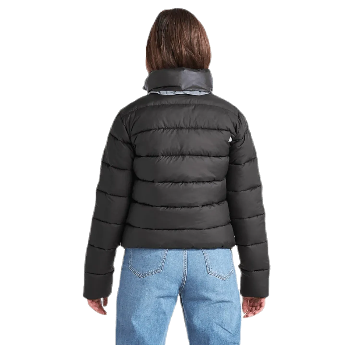 Rose Girls Puff Jacket Black