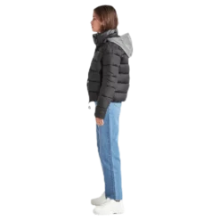 Rose Girls Puff Jacket Black