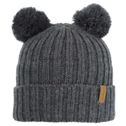 Roxtuna Pompom Hat Grey