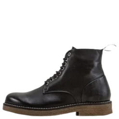 Rummy Leather Boots Black