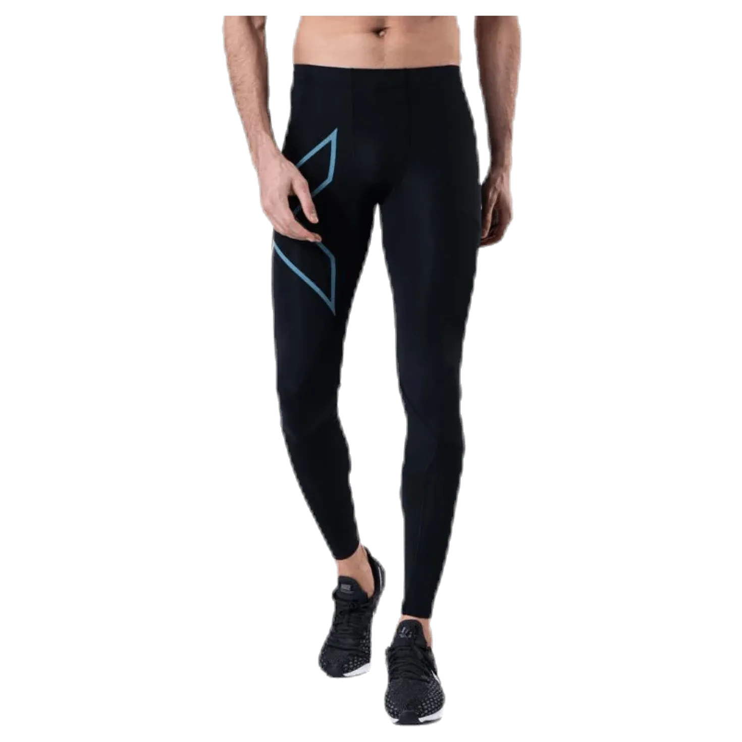 Run Dash Compr Tights Blue/Black