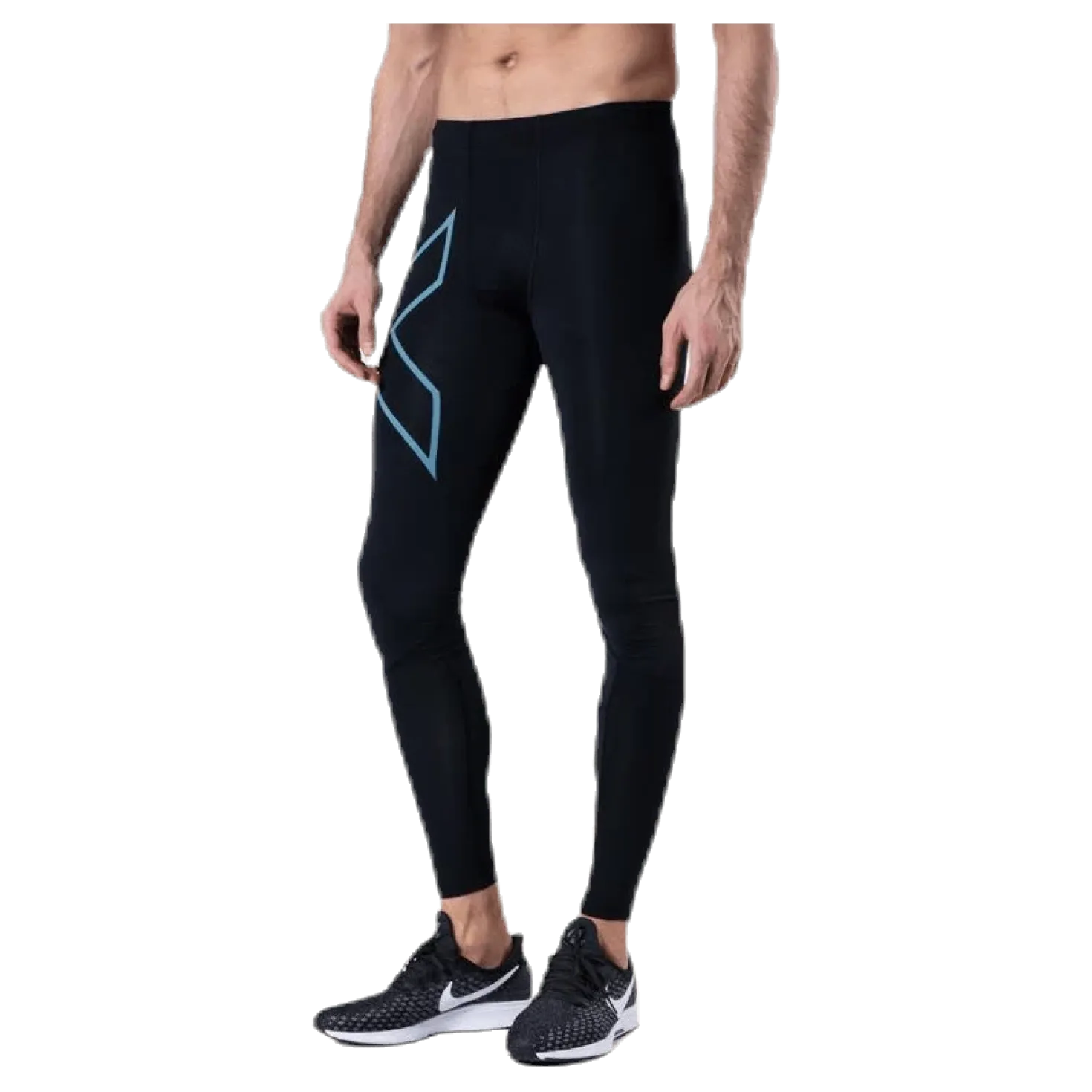 Run Dash Compr Tights Blue/Black