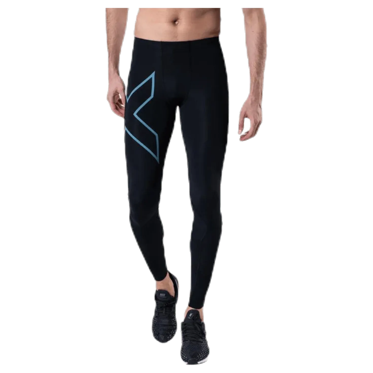 Run Dash Compr Tights Blue/Black