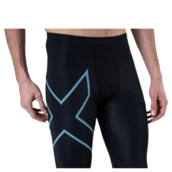 Run Dash Compr Tights Blue/Black