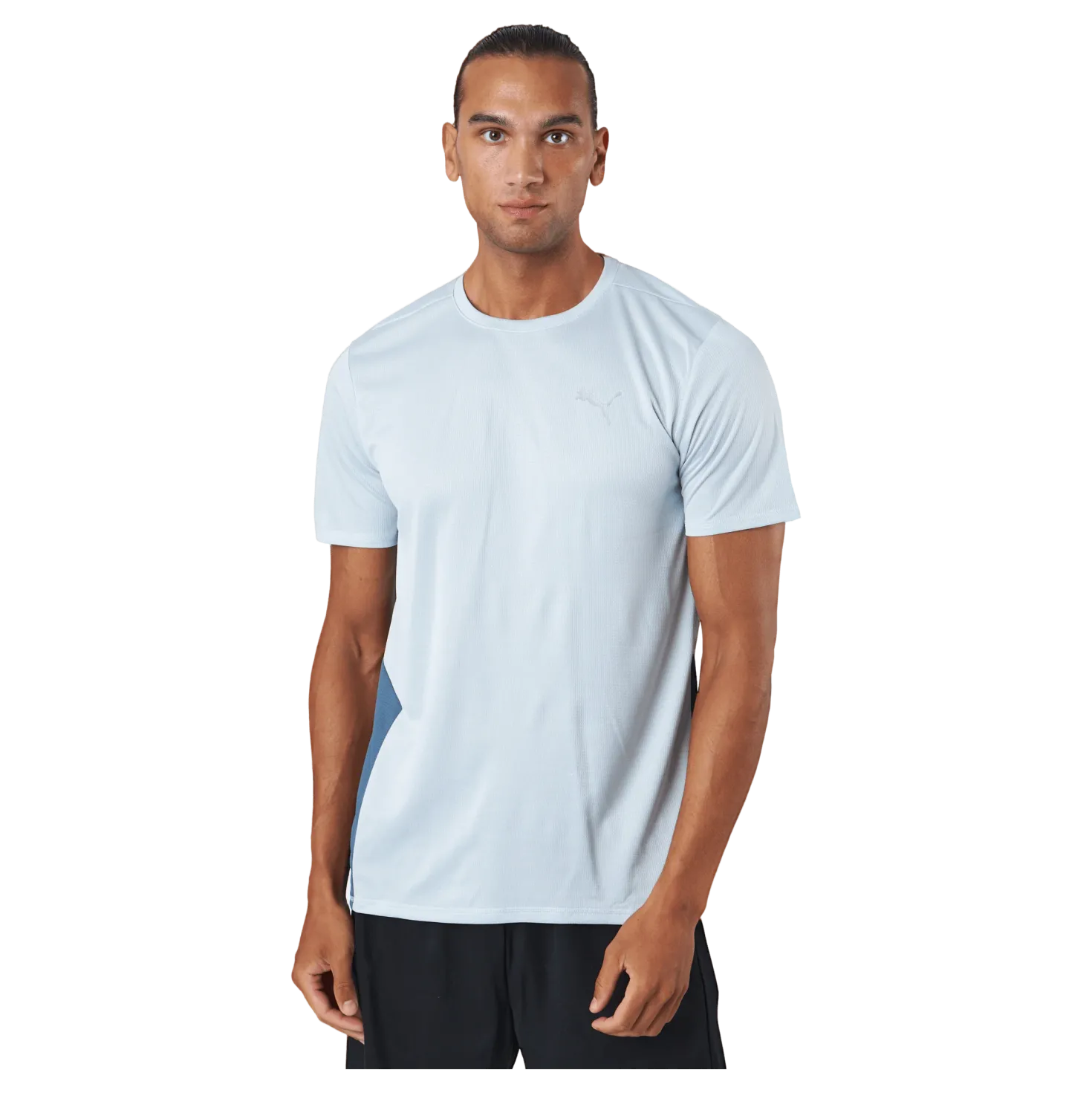 Run Favorite Ss Tee Platinum Grey-sky Evening