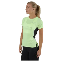 Run Lite Laser Cat SS Tee Yellow