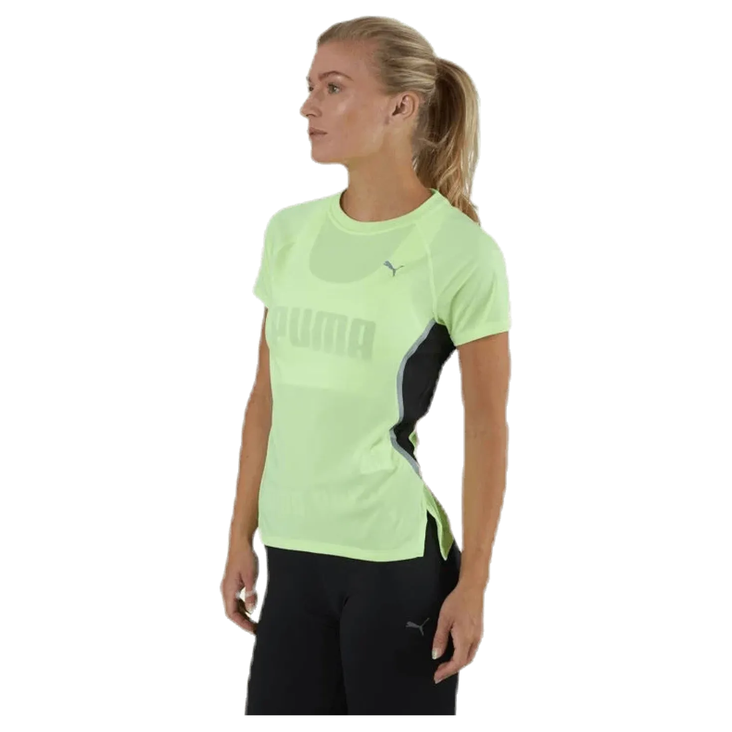Run Lite Laser Cat SS Tee Yellow