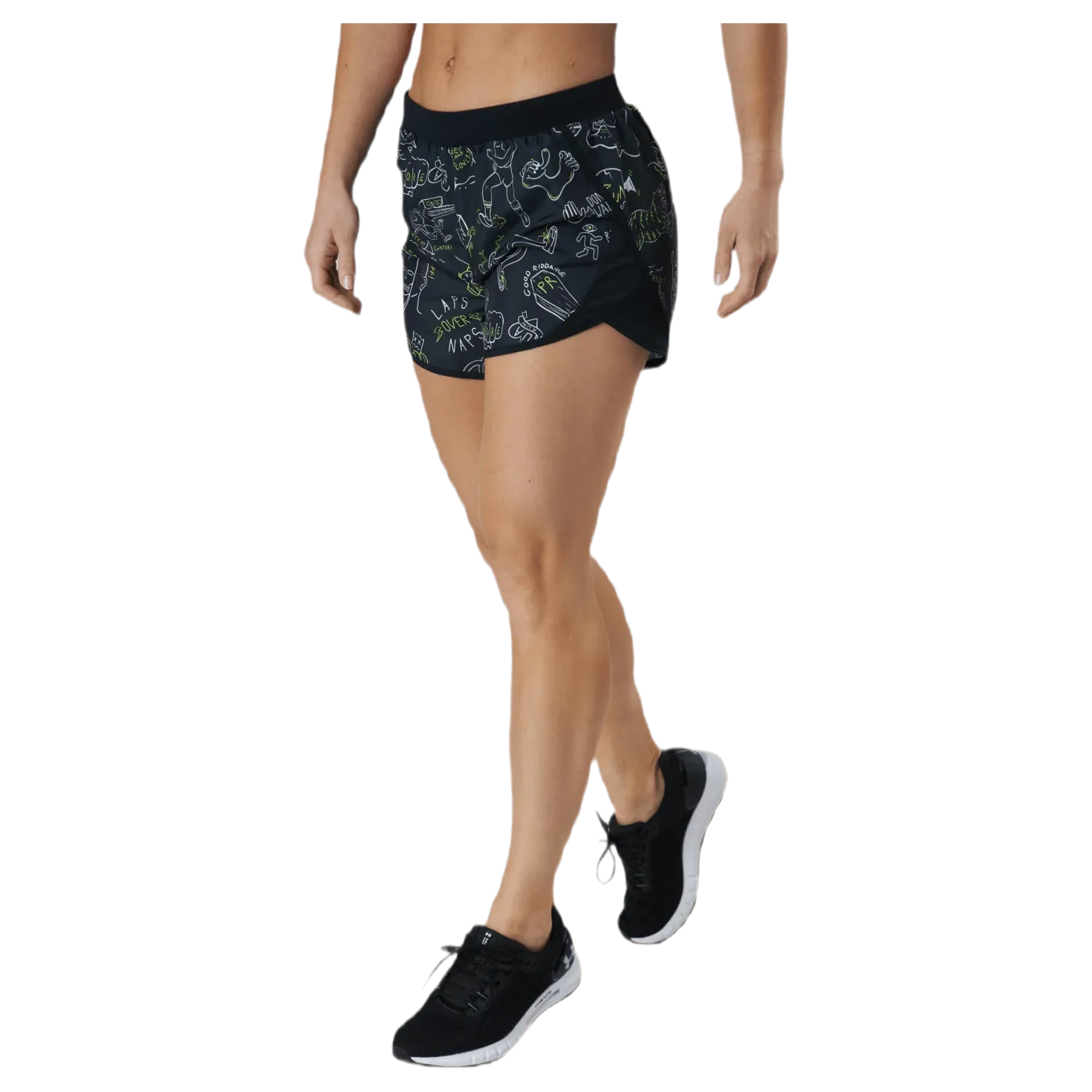 Run Ur Face Off Short Black