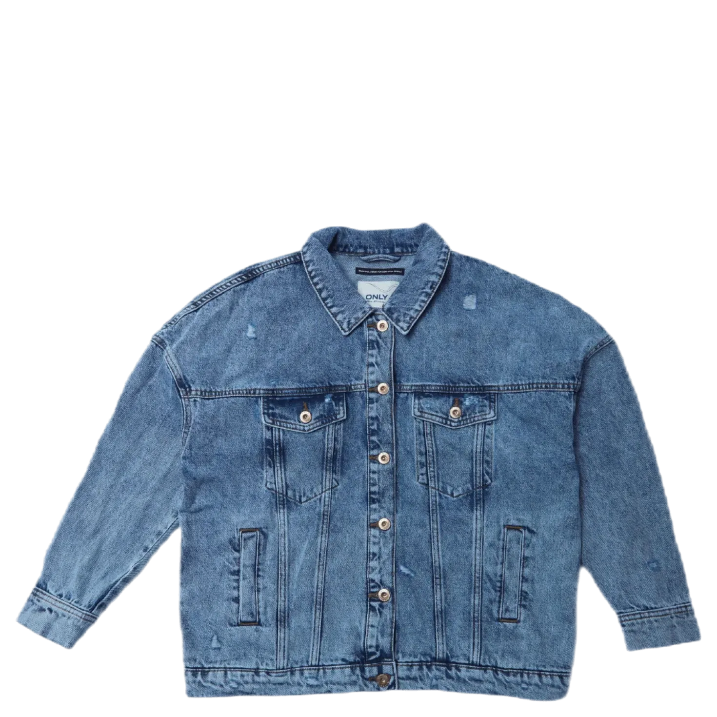 Safe Life Ls Oversze Jcket Blue