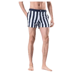 Saint Swim Shorts Blue/White