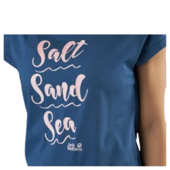 Salt Sand Sea Tee Blue