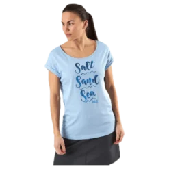 Salt Sand Sea Tee Blue
