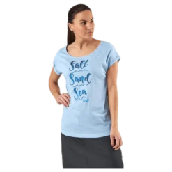 Salt Sand Sea Tee Blue