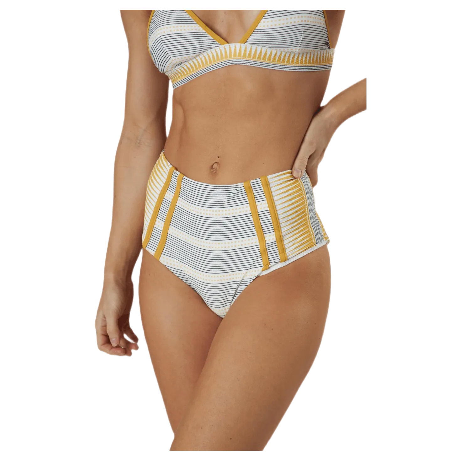 Salty Daze High Waisted Bottom Beige