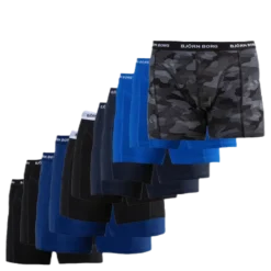 Sammy Solid Shorts 12-Pack Black