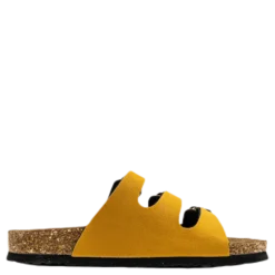 Santa Cork Sandals Gold