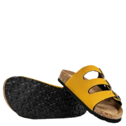 Santa Cork Sandals Gold