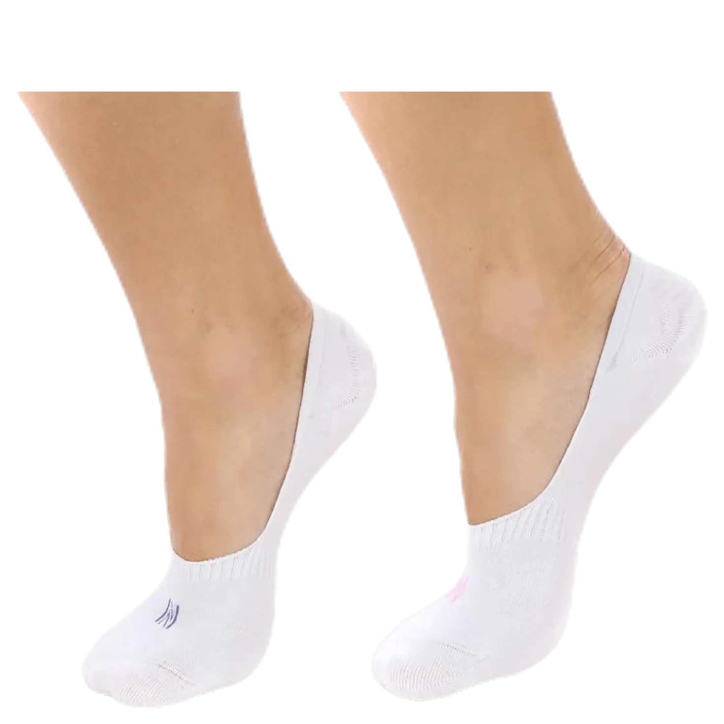 Scarlett 2-pack Invisible Sock Lady White