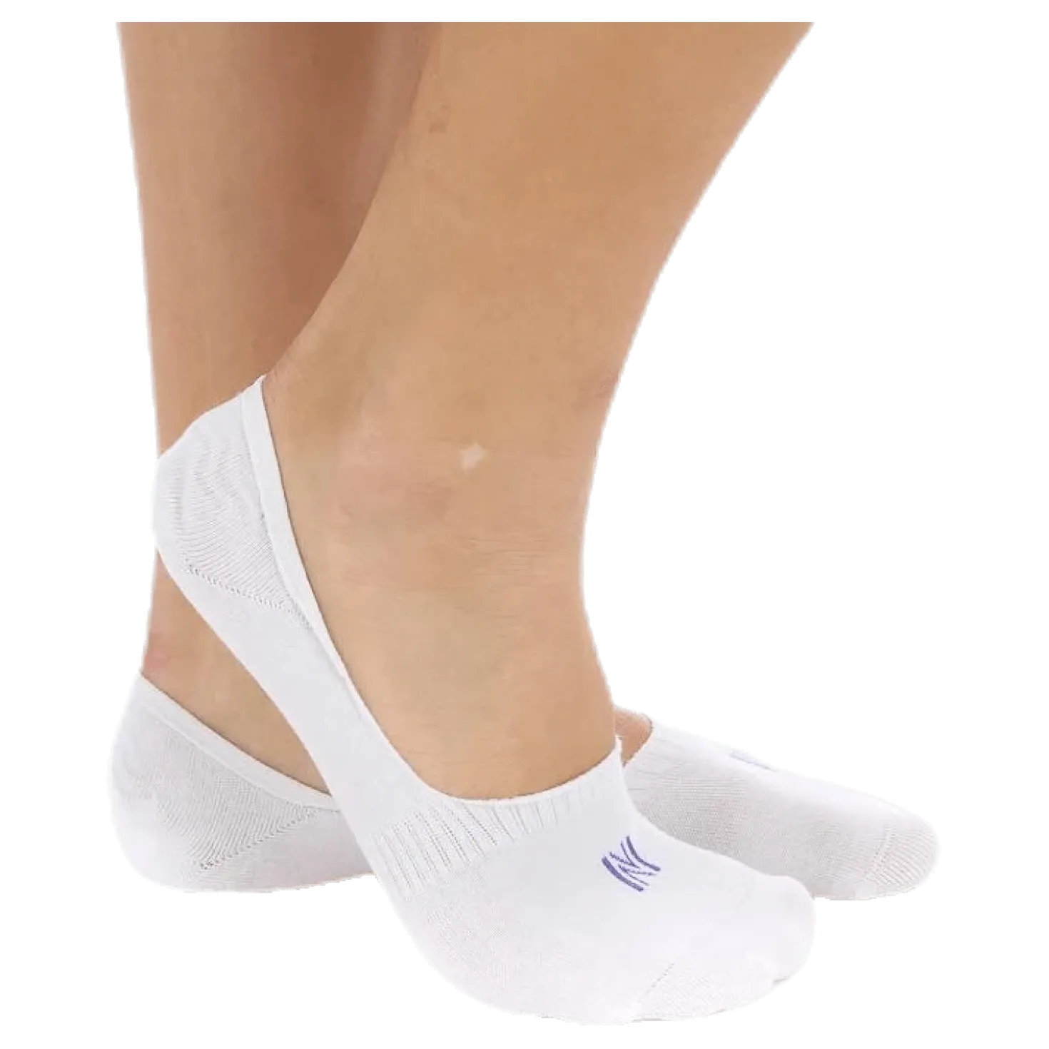 Scarlett 2-pack Invisible Sock Lady White