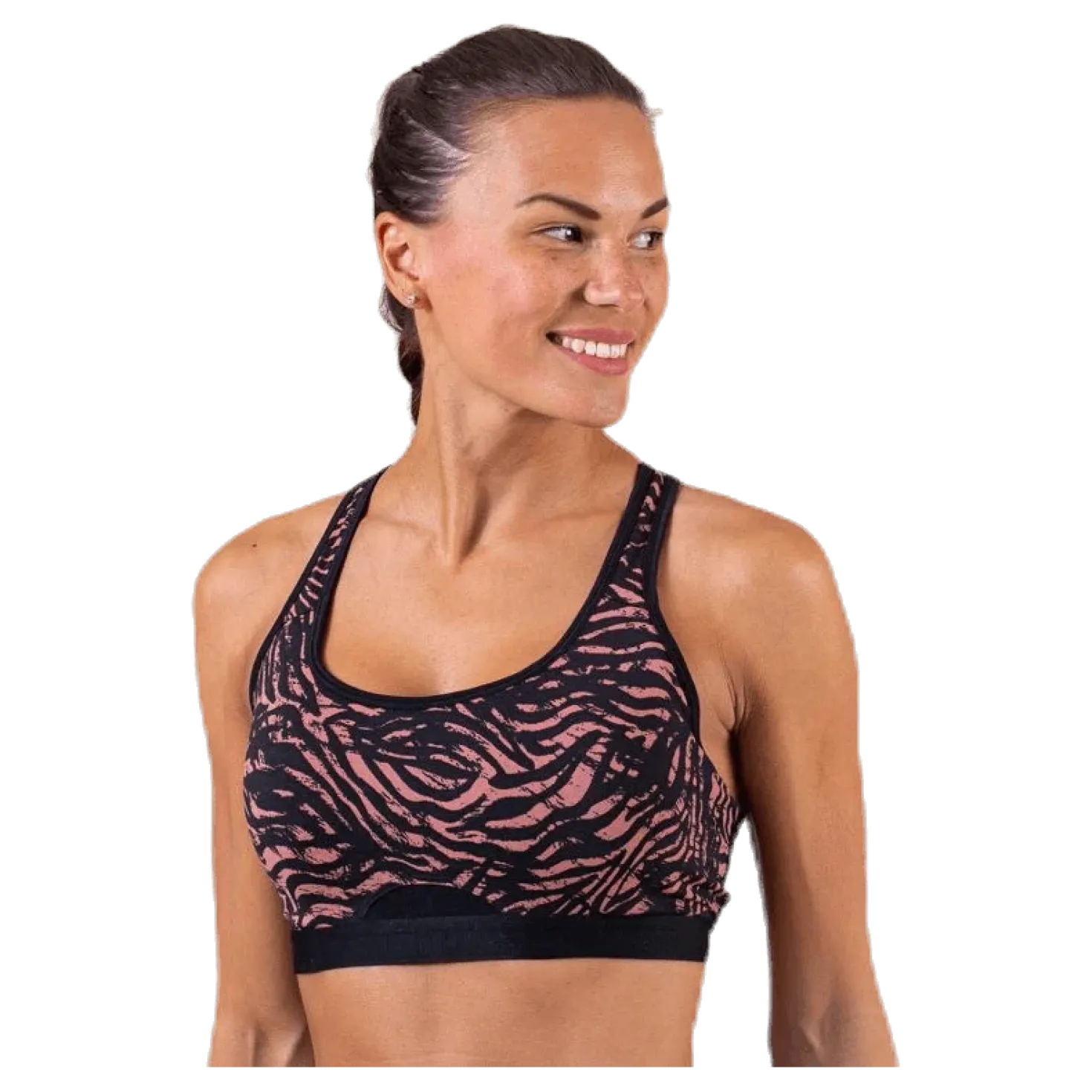 Sculpture Sports Bra Black/Red