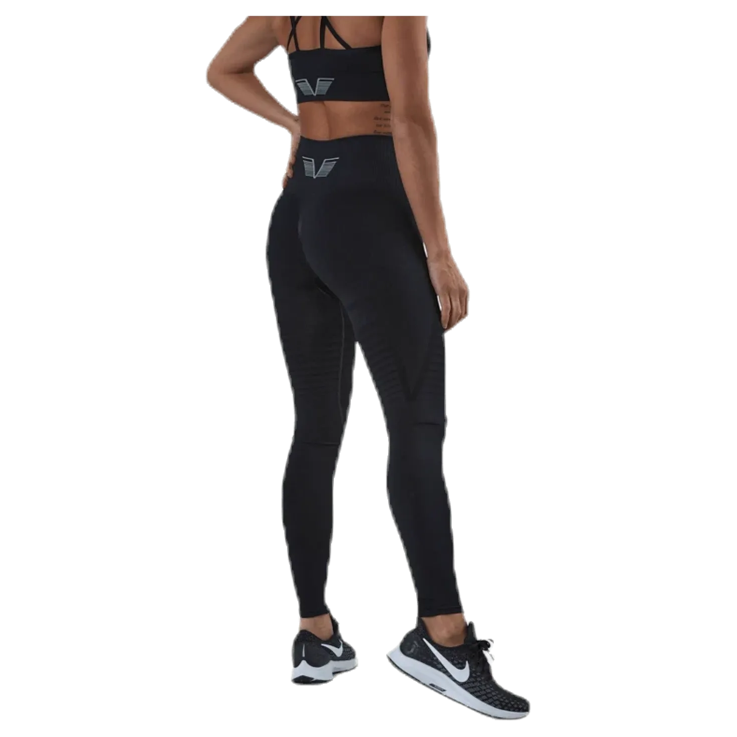 Seamless Black Leggings Black