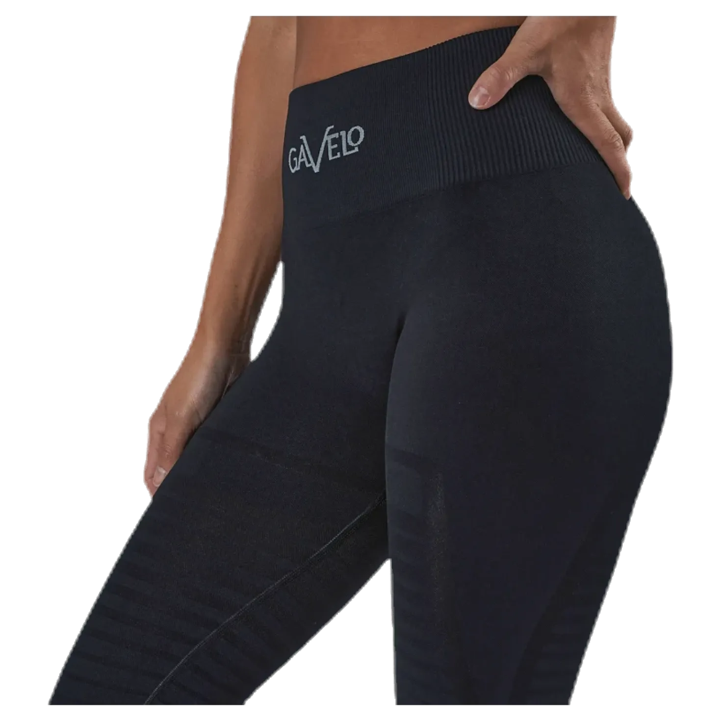 Seamless Black Leggings Black