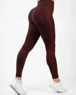 Seamless Booster Melange Tight Ruby
