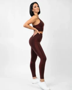 Seamless Booster Melange Tight Ruby