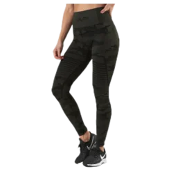 Seamless Camo Leggings Patterned/Black