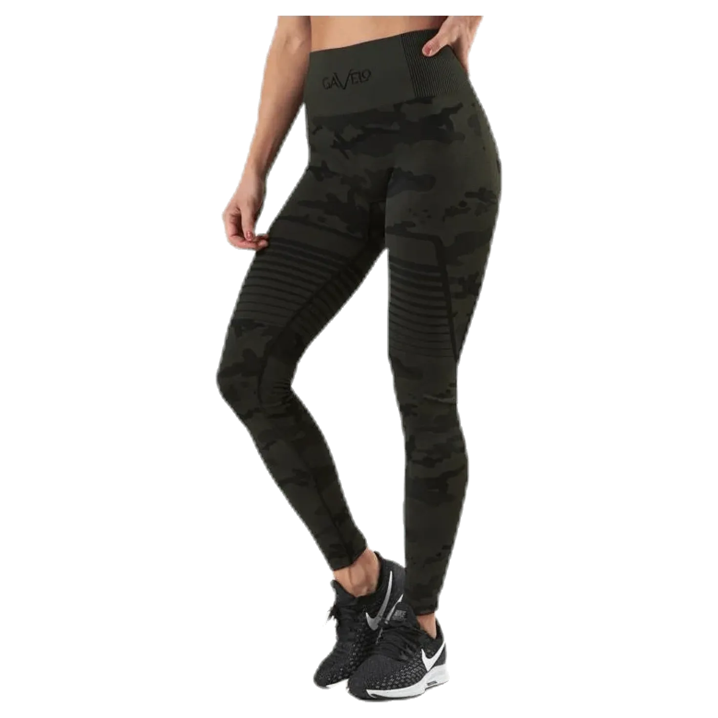 Seamless Camo Leggings Patterned/Black