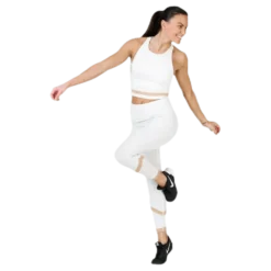Seamless Crop Tank White
