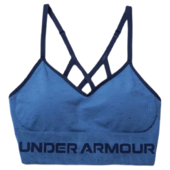 Seamless Low Long Htr Bra Blue