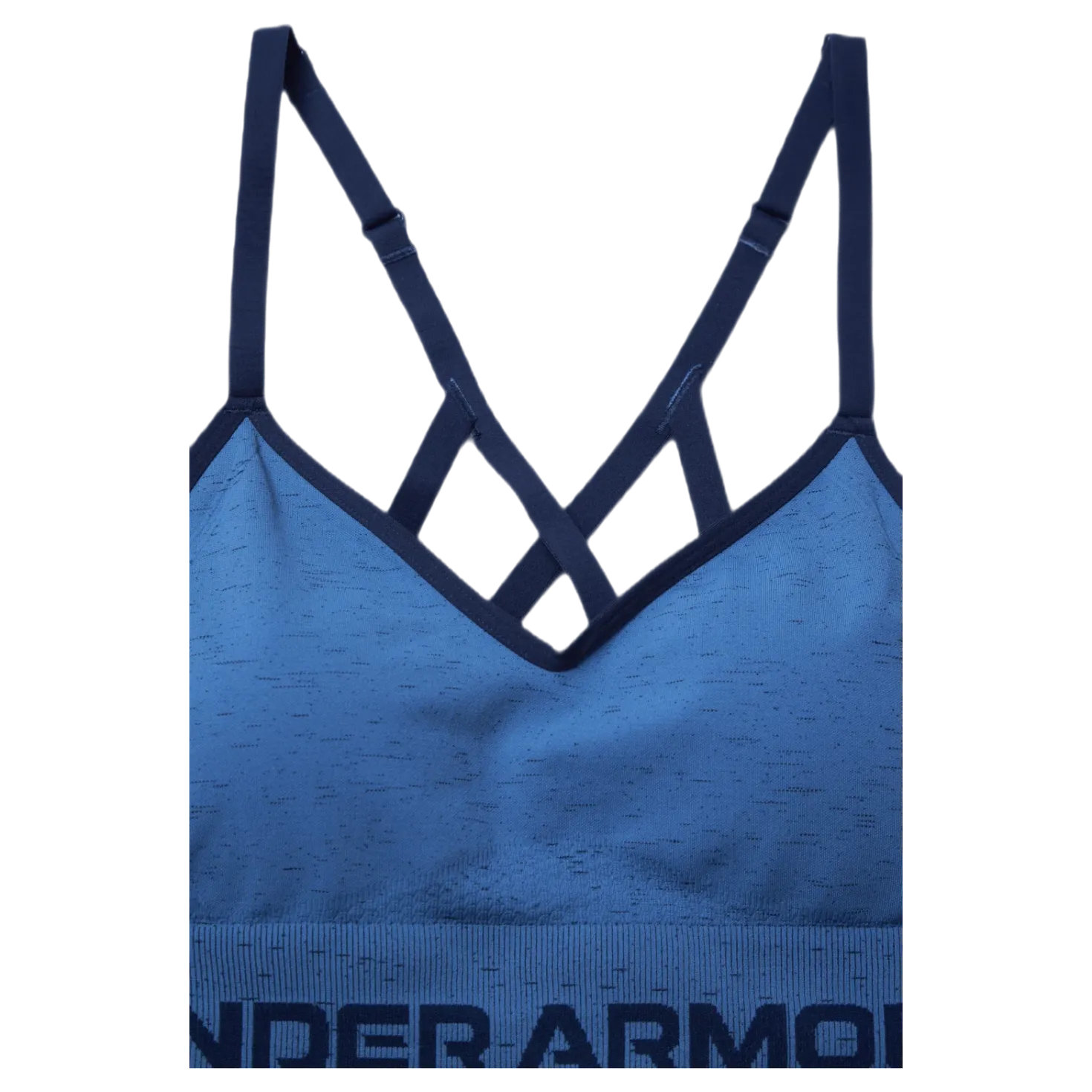 Seamless Low Long Htr Bra Blue