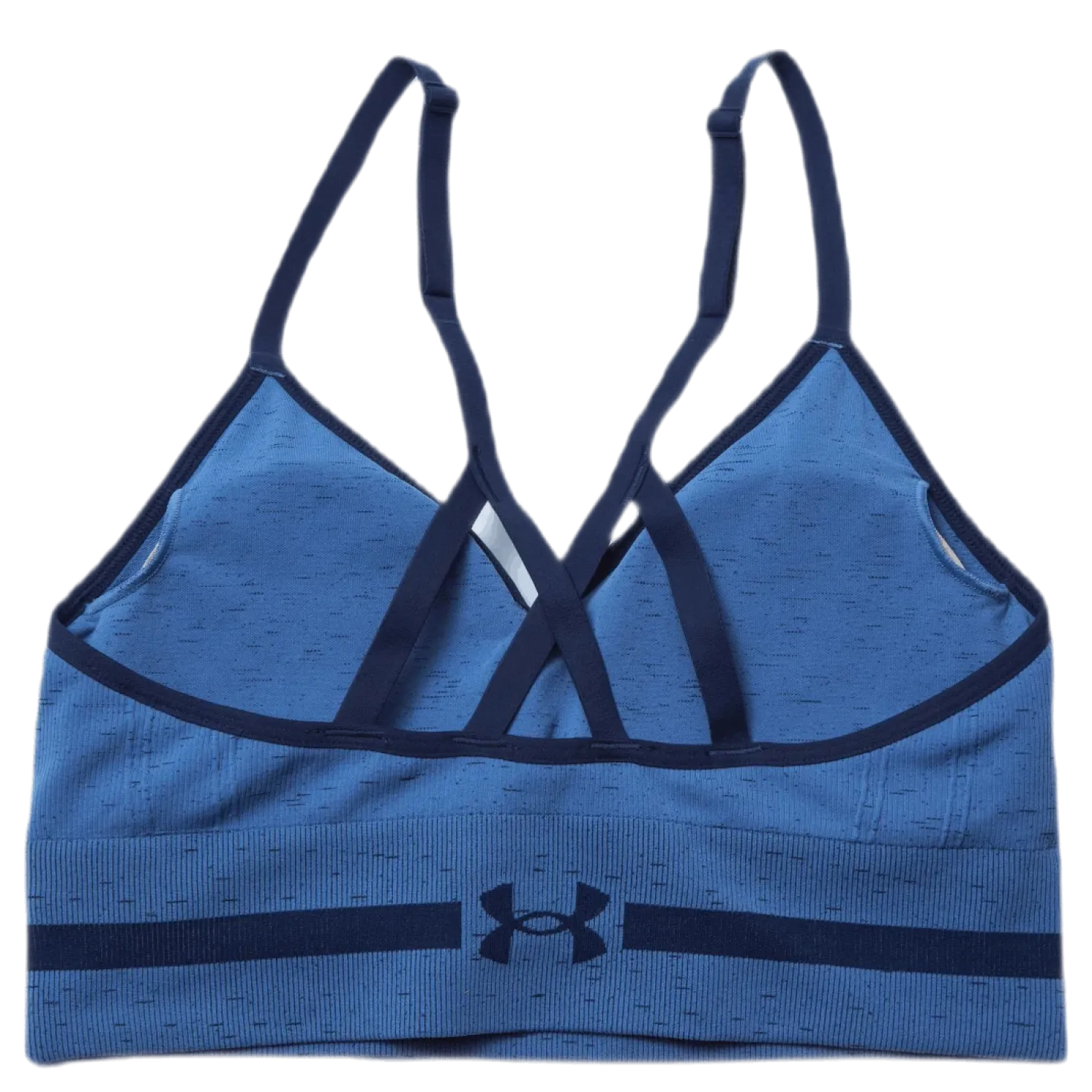 Seamless Low Long Htr Bra Blue