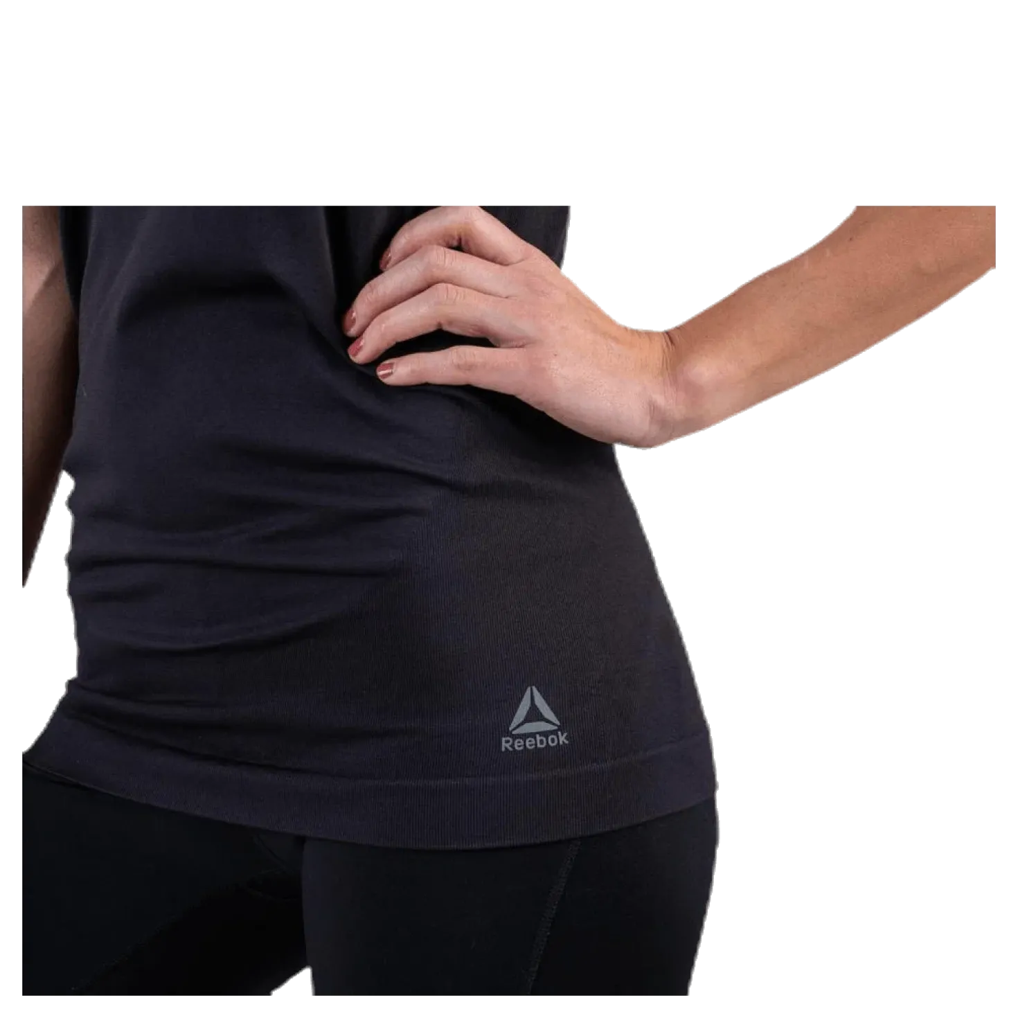 Seamless Maternity Tank Black