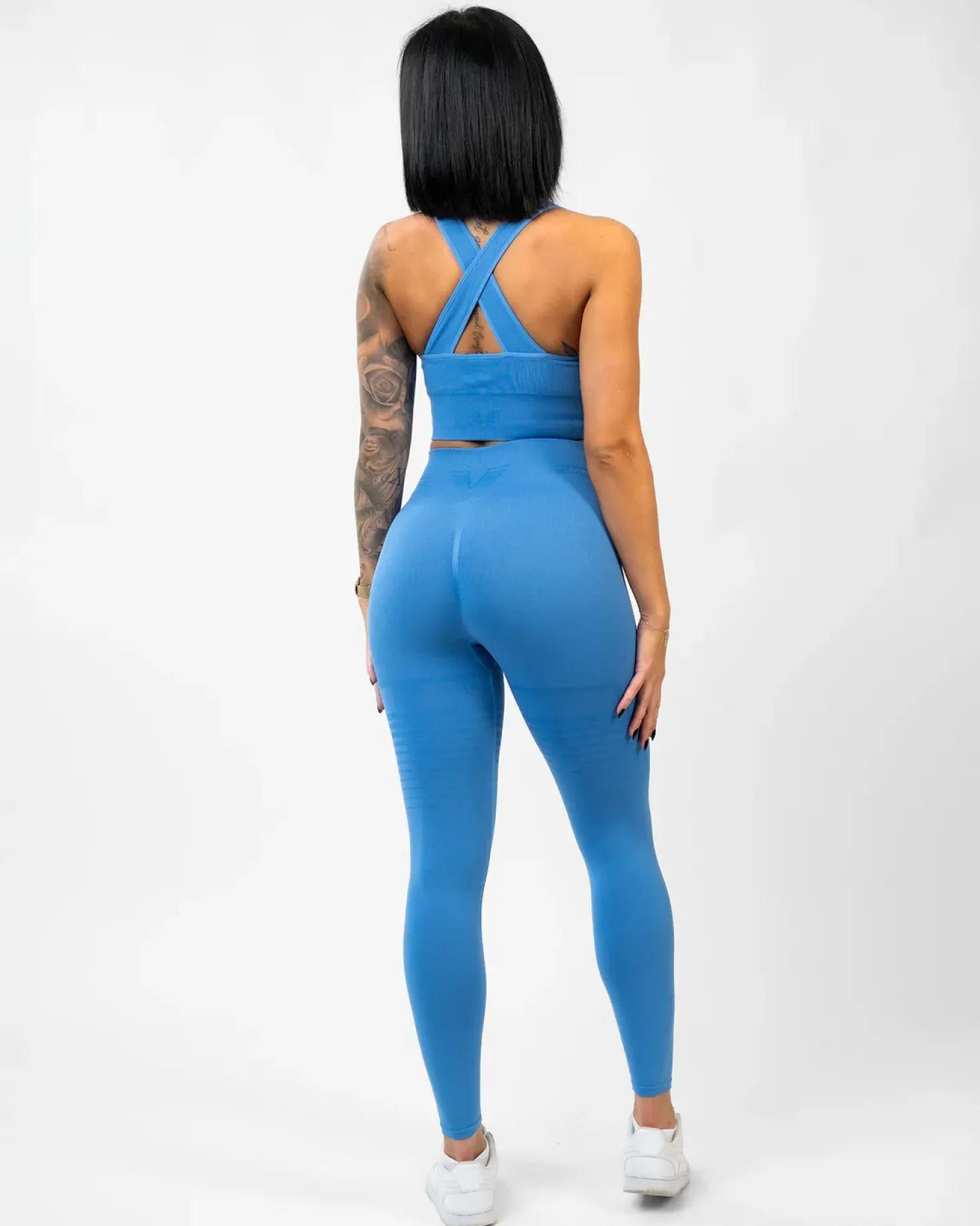 Seamless Signature Gaia Tights Lake Blue