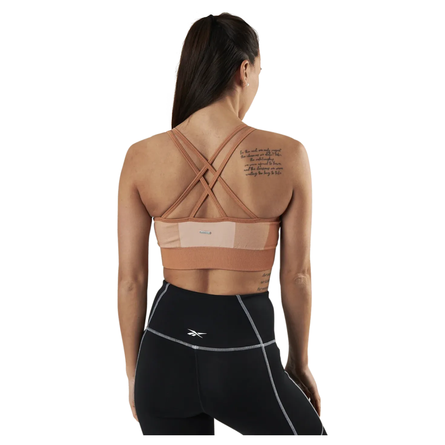 Seamless Strap Sports Bra Patterned