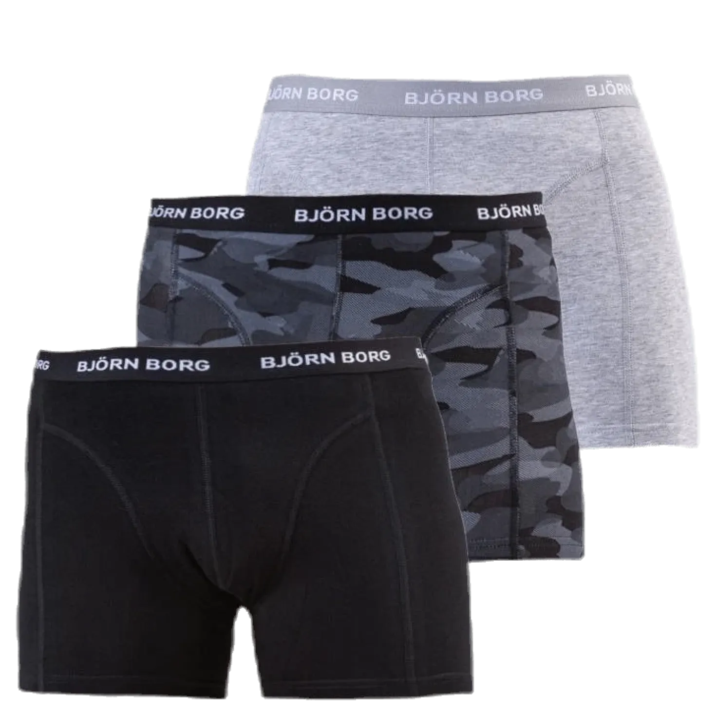 Shadeline Shorts 3-Pack Black