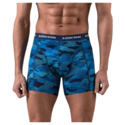Shadeline Shorts 3-Pack Blue/Patterned/Black