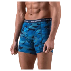 Shadeline Shorts 3-Pack Blue/Patterned/Black
