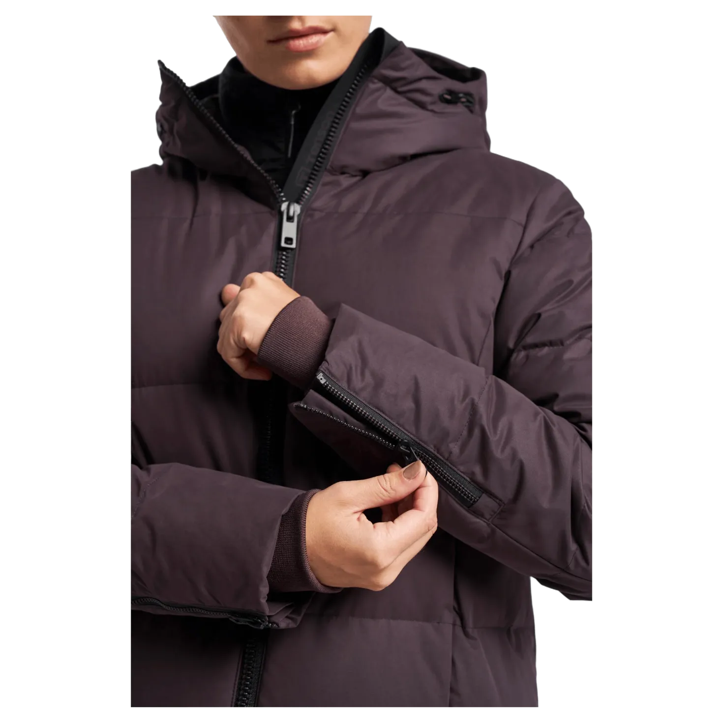 Shanna 2.0 Down Coat Women Aubergine