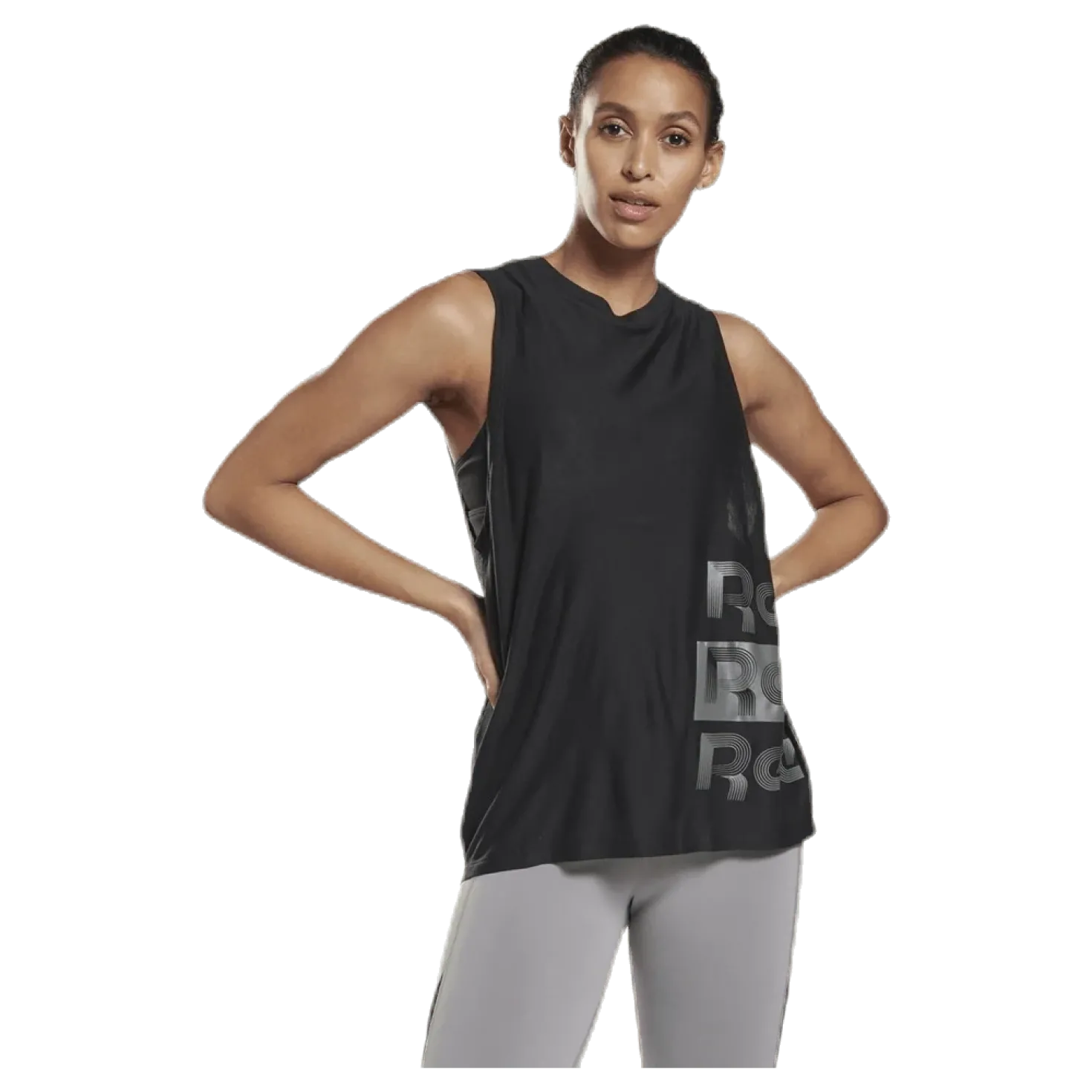 SH Gaphic Muscle Tank Black