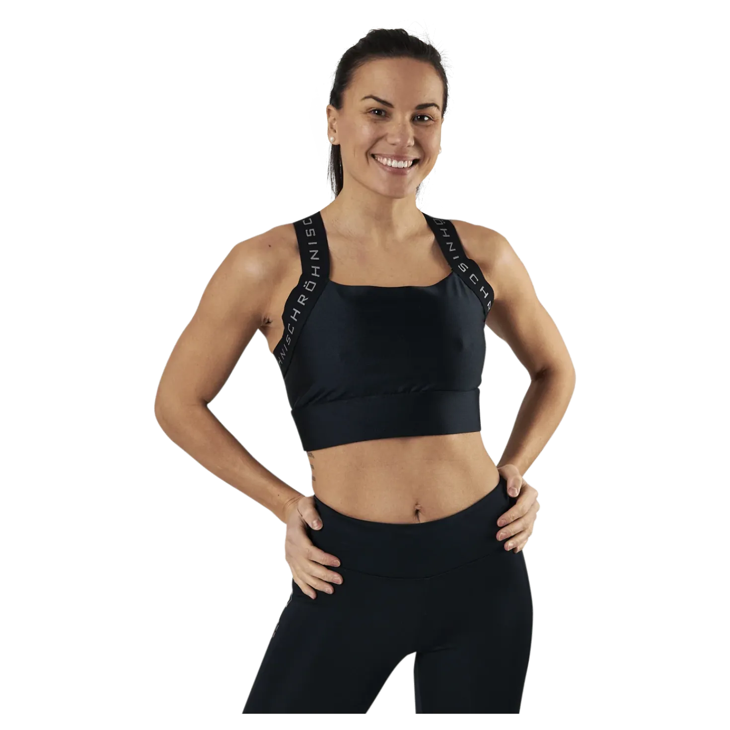 Shiny Kay Sports Bra Black