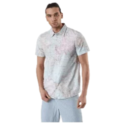 Shirt Short Sleeve Sandefjord Map Patterned