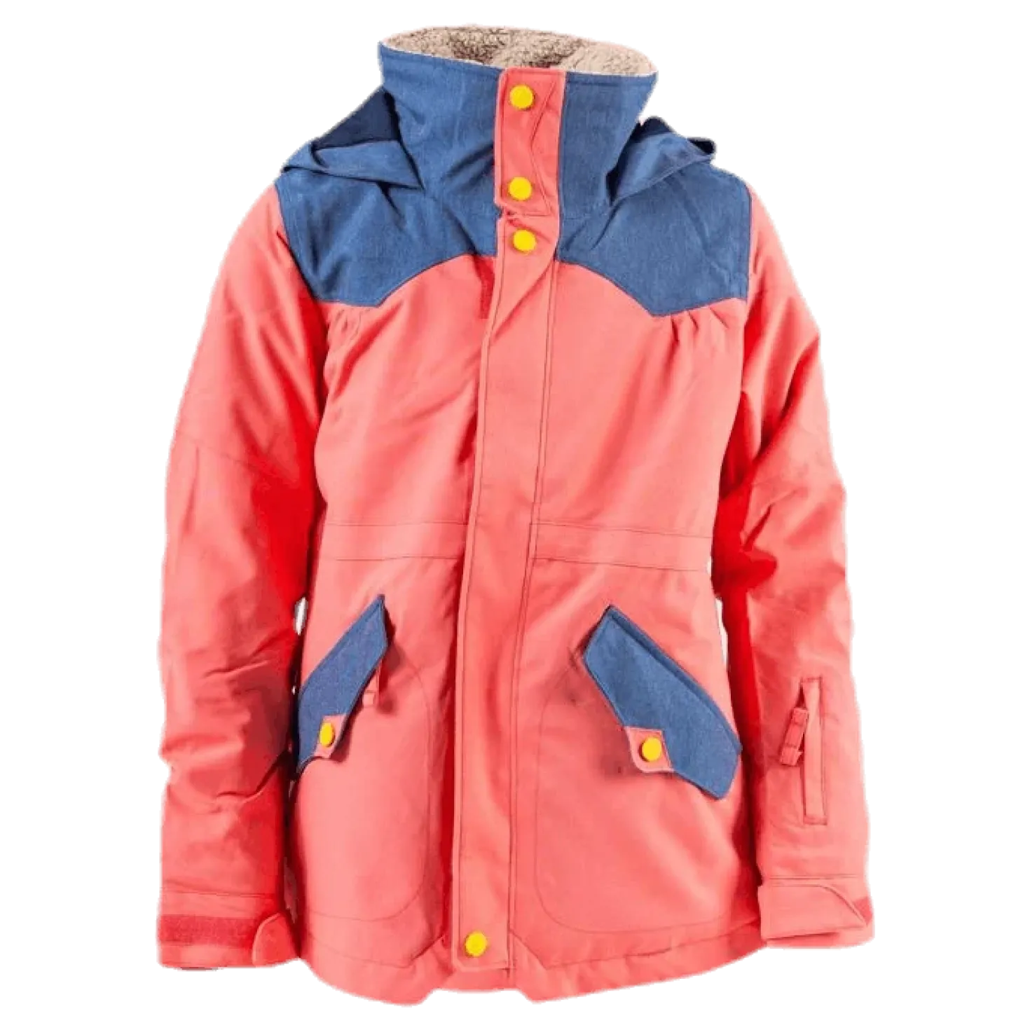 Shortleaf Dryride Parka Youth Orange/Blue